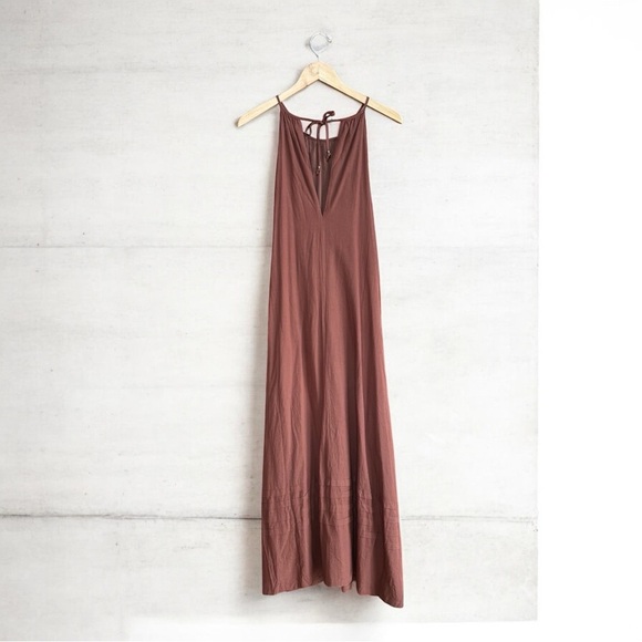 Lost + Wander Brown Halter Maxi Dress - Picture 7 of 12